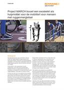 Project MARCH bouwt een exoskelet als hulpmiddel voor de mobiliteit voor mensen met ruggenmergletsel